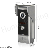 Home-Locking complete deur videofoon 4 draads.DT-2242